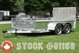 7' x 12' Enbeck Tandem Axle Aluminum Utility Trailer w/ Aluminum Rims Speedway Trailers Guelph Cambridge Kitchener Ontario Canada