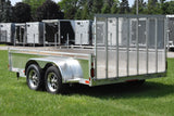 7' x 12' Enbeck Tandem Axle Aluminum Utility Trailer w/ Aluminum Rims Speedway Trailers Guelph Cambridge Kitchener Ontario Canada