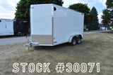 7' x 14' Alcom Express Tandem Axle Enclosed Cargo Trailer Speedway Trailers Guelph Cambridge Kitchener Ontario Canada