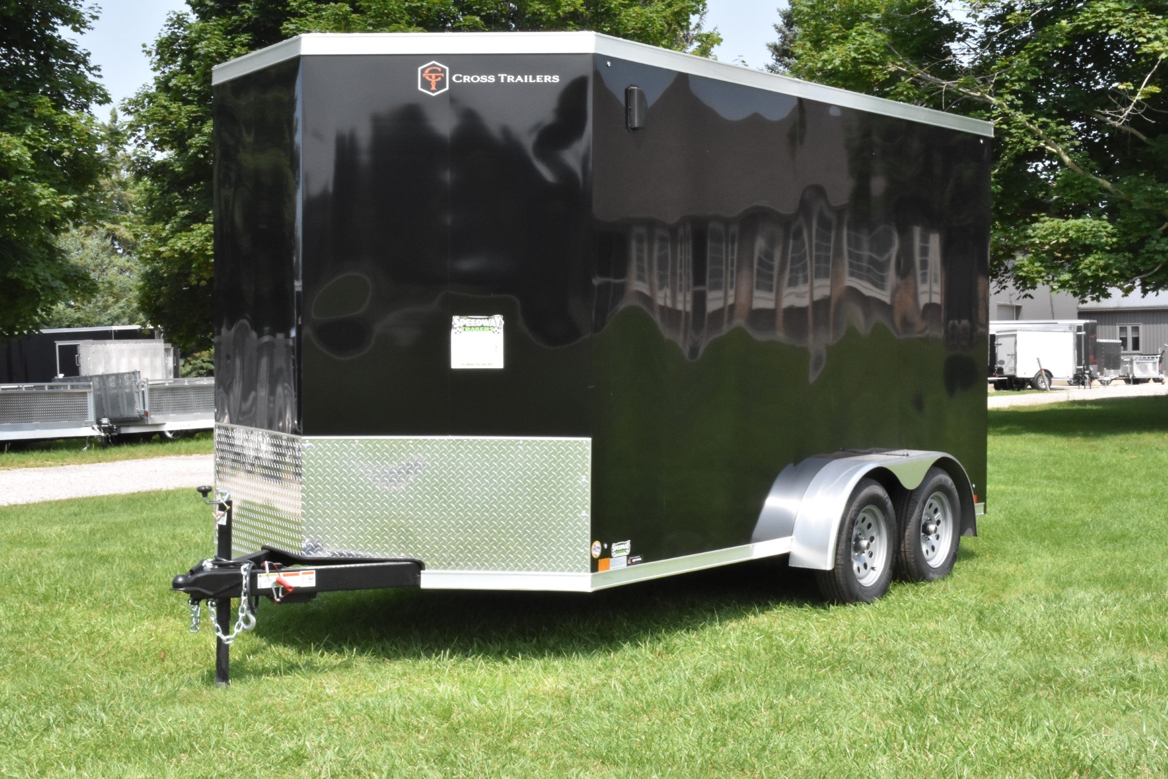 7' x 14' Cross Alpha Series Tandem Axle Steel Enclosed Cargo Trailer Speedway Trailers Guelph Cambridge Kitchener Ontario Canada