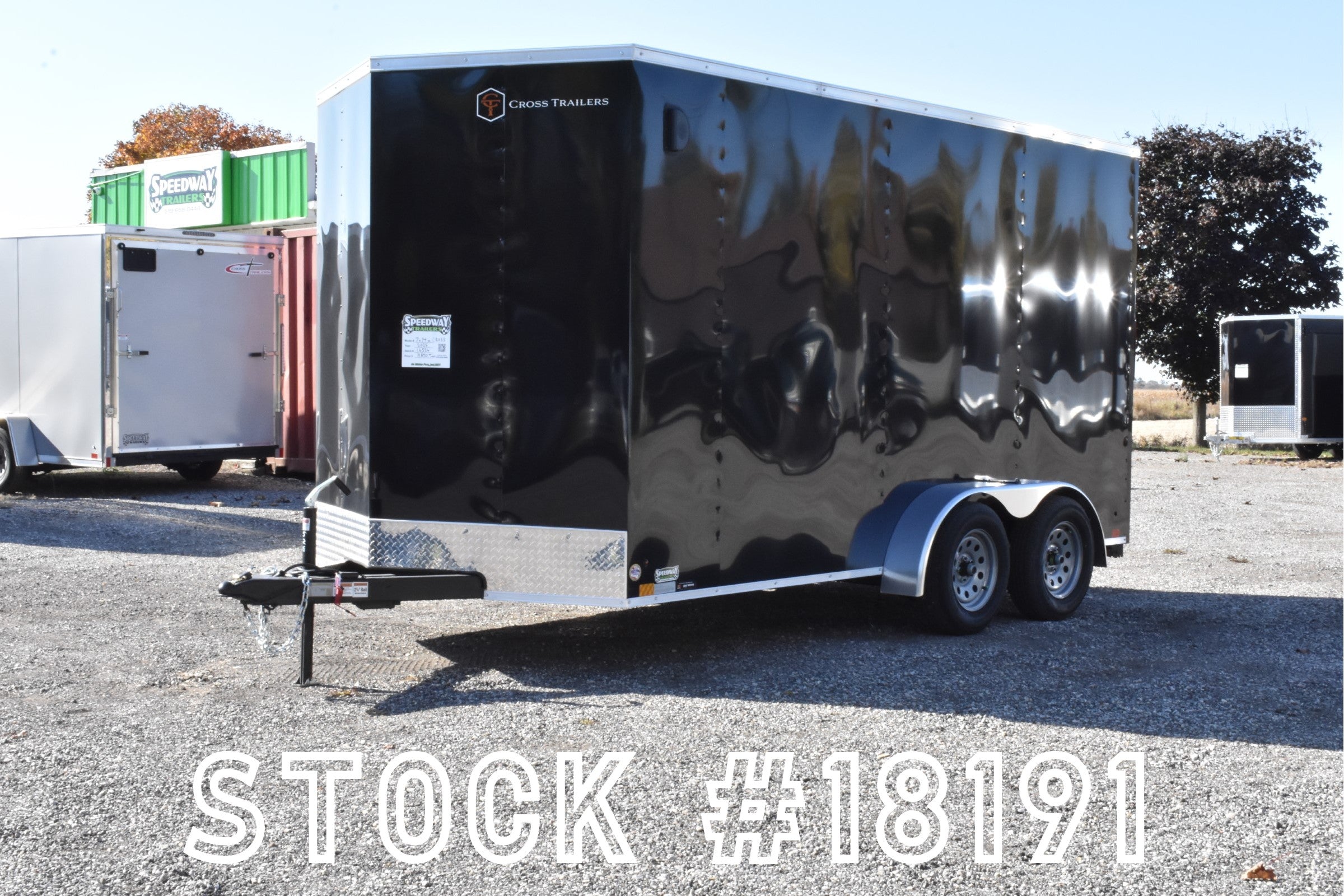 7' x 14' Cross Beta Series Tandem Axle Enclosed Cargo Trailer Speedway Trailers Guelph Cambridge Kitchener Ontario Canada