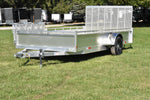 7' x 14' Enbeck Single Axle Aluminum Side Loading Utility Trailer w/ Aluminum Rims Speedway Trailers Guelph Cambridge Kitchener Ontario Canada