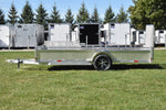7' x 14' Enbeck Single Axle Aluminum Side Loading Utility Trailer w/ Aluminum Rims Speedway Trailers Guelph Cambridge Kitchener Ontario Canada