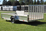 7' x 14' Enbeck Single Axle Aluminum Side Loading Utility Trailer w/ Aluminum Rims Speedway Trailers Guelph Cambridge Kitchener Ontario Canada