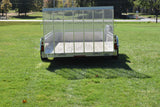 7' x 14' Enbeck Single Axle Aluminum Side Loading Utility Trailer w/ Aluminum Rims Speedway Trailers Guelph Cambridge Kitchener Ontario Canada