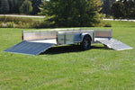 7' x 14' Enbeck Single Axle Aluminum Side Loading Utility Trailer w/ Aluminum Rims Speedway Trailers Guelph Cambridge Kitchener Ontario Canada