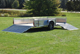 7' x 14' Enbeck Single Axle Aluminum Side Loading Utility Trailer w/ Aluminum Rims Speedway Trailers Guelph Cambridge Kitchener Ontario Canada
