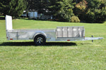 7' x 14' Enbeck Single Axle Aluminum Side Loading Utility Trailer w/ Aluminum Rims Speedway Trailers Guelph Cambridge Kitchener Ontario Canada