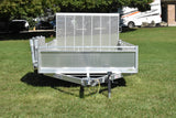 7' x 14' Enbeck Single Axle Aluminum Side Loading Utility Trailer w/ Aluminum Rims Speedway Trailers Guelph Cambridge Kitchener Ontario Canada