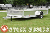 7' x 14' Enbeck Tandem Axle Aluminum Utility Trailer w/ Aluminum Rims & Bi-Fold Gate (2026)
