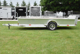 7' x 14' Enbeck Single Axle Aluminum Utility Trailer w/ Aluminum Rims & Bi-Fold Gate Speedway Trailers Guelph Cambridge Kitchener Ontario Canada