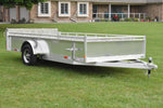 7' x 14' Enbeck Single Axle Aluminum Utility Trailer w/ Aluminum Rims & Bi-Fold Gate Speedway Trailers Guelph Cambridge Kitchener Ontario Canada