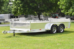 7' x 14' Enbeck Tandem Axle Aluminum Utility Trailer w/ Aluminum Rims & Bi-Fold Gate Speedway Trailers Guelph Cambridge Kitchener Ontario Canada