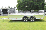 7' x 14' Enbeck Tandem Axle Aluminum Utility Trailer w/ Aluminum Rims & Bi-Fold Gate Speedway Trailers Guelph Cambridge Kitchener Ontario Canada