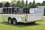 7' x 14' Enbeck Tandem Axle Aluminum Utility Trailer w/ Aluminum Rims & Bi-Fold Gate Speedway Trailers Guelph Cambridge Kitchener Ontario Canada