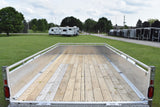 7' x 14' Enbeck Tandem Axle Aluminum Utility Trailer w/ Aluminum Rims & Bi-Fold Gate Speedway Trailers Guelph Cambridge Kitchener Ontario Canada