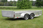 7' x 14' Enbeck Tandem Axle Aluminum Utility Trailer w/ Aluminum Rims & Bi-Fold Gate Speedway Trailers Guelph Cambridge Kitchener Ontario Canada