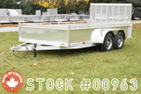 7' x 14' Enbeck Tandem Axle Aluminum Utility Trailer w/ Aluminum Rims Speedway Trailers Guelph Cambridge Kitchener Ontario Canada