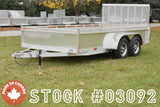 7' x 14' Enbeck Tandem Axle Aluminum Utility Trailer w/ Aluminum Rims Speedway Trailers Guelph Cambridge Kitchener Ontario Canada