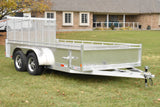 7' x 14' Enbeck Tandem Axle Aluminum Utility Trailer w/ Aluminum Rims Speedway Trailers Guelph Cambridge Kitchener Ontario Canada