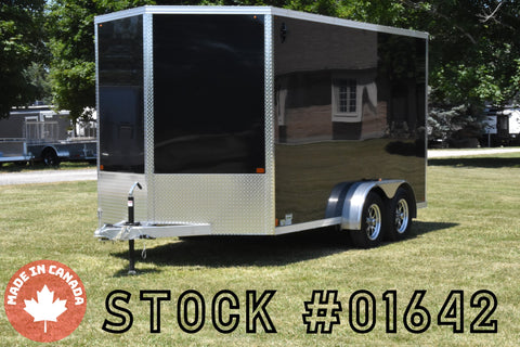 7' x 14' Enbeck Tandem Axle Enclosed Aluminum Cargo Trailer Speedway Trailers Guelph Cambridge Kitchener Ontario Canada