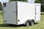 7' x 14' Enbeck Tandem Axle Enclosed Aluminum Cargo Trailer Speedway Trailers Guelph Cambridge Kitchener Ontario Canada