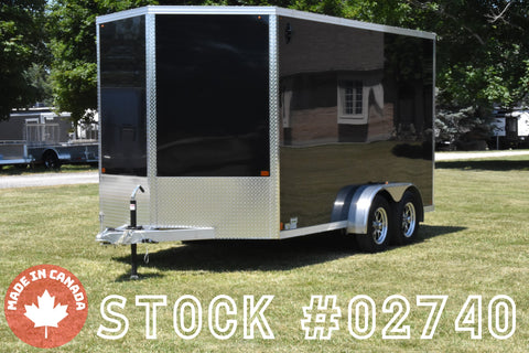 7' x 14' Enbeck Tandem Axle Enclosed Aluminum Cargo Trailer Speedway Trailers Guelph Cambridge Kitchener Ontario Canada