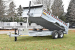 7' x 14' One-Sixteen Galvanized Telescopic Hydraulic Dump Trailer 7 Ton Speedway Trailers Guelph Cambridge Kitchener Ontario Canada