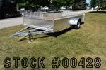7' x 14' Rhino Single Axle Aluminum Utility Trailer w/ Side Load Ramp & Bi-Fold Gate Speedway Trailers Guelph Cambridge Kitchener Ontario Canada