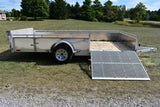 7' x 14' Rhino Single Axle Aluminum Utility Trailer w/ Side Load Ramp & Bi-Fold Gate Speedway Trailers Guelph Cambridge Kitchener Ontario Canada