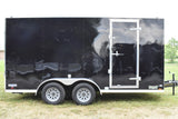 7' x 16' Continental Cargo V-Series Tandem Axle Steel Enclosed Cargo Trailer Speedway Trailers Guelph Cambridge Kitchener Ontario Canada