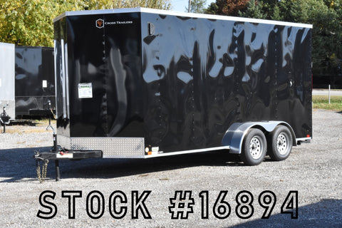 7' x 16' Cross Beta Series Tandem Axle Enclosed Cargo Trailer Speedway Trailers Guelph Cambridge Kitchener Ontario Canada