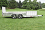 7' x 16' Enbeck Tandem Axle Aluminum Side Loading Utility Trailer w/ Aluminum Rims Speedway Trailers Guelph Cambridge Kitchener Ontario Canada