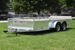 7' x 16' Enbeck Tandem Axle Aluminum Utility Trailer w/ Aluminum Rims & Bi-Fold Gate Speedway Trailers Guelph Cambridge Kitchener Ontario