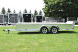 7' x 16' Enbeck Tandem Axle Aluminum Utility Trailer w/ Aluminum Rims & Bi-Fold Gate Speedway Trailers Guelph Cambridge Kitchener Ontario