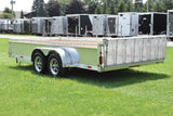 7' x 16' Enbeck Tandem Axle Aluminum Utility Trailer w/ Aluminum Rims & Bi-Fold Gate Speedway Trailers Guelph Cambridge Kitchener Ontario