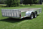 7' x 16' Enbeck Tandem Axle Aluminum Utility Trailer w/ Aluminum Rims & Bi-Fold Gate Speedway Trailers Guelph Cambridge Kitchener Ontario