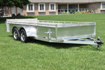 7' x 16' Enbeck Tandem Axle Aluminum Utility Trailer w/ Aluminum Rims & Bi-Fold Gate Speedway Trailers Guelph Cambridge Kitchener Ontario