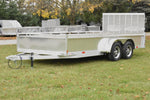 7' x 16' Enbeck Tandem Axle Aluminum Utility Trailer w/ Aluminum Rims Speedway Trailers Guelph Cambridge Kitchener Ontario