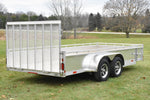 7' x 16' Enbeck Tandem Axle Aluminum Utility Trailer w/ Aluminum Rims Speedway Trailers Guelph Cambridge Kitchener Ontario