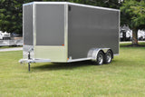 7' x 16' Enbeck Tandem Axle Enclosed Aluminum Cargo Trailer Speedway Trailers Guelph Cambridge Kitchener Ontario Canada