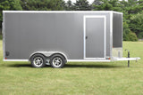 7' x 16' Enbeck Tandem Axle Enclosed Aluminum Cargo Trailer Speedway Trailers Guelph Cambridge Kitchener Ontario Canada