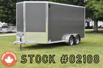 7' x 16' Enbeck Tandem Axle Enclosed Aluminum Cargo Trailer Speedway Trailers Guelph Cambridge Kitchener Ontario Canada