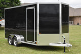 7' x 16' Enbeck Tandem Axle Enclosed Aluminum Cargo Trailer Speedway Trailers Guelph Cambridge Kitchener Ontario Canada