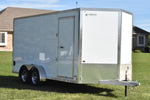 7' x 16' Enbeck Tandem Axle Enclosed Aluminum Cargo Trailer Speedway Trailers Guelph Cambridge Kitchener Ontario Canada
