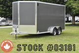 7' x 16' Enbeck Tandem Axle Enclosed Aluminum Cargo Trailer Speedway Trailers Guelph Cambridge Kitchener Ontario Canada