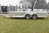 7' x 16' Enbeck Tandem Axle Aluminum Utility Trailer w/ Aluminum Rims & Bi-Fold Gate Speedway Trailers Guelph Cambridge Kitchener Ontario