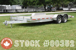 7' x 18' Enbeck Tandem Axle Aluminum 5 Ton Car Hauler Aluminum Rims Speedway Trailers Guelph Cambridge Kitchener Ontario Canada