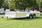 7' x 18' Enbeck Tandem Axle Aluminum Utility Trailer w/ Aluminum Rims & Bi-Fold Gate Speedway Trailers Guelph Cambridge Kitchener Ontario