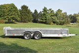 7' x 18' Enbeck Tandem Axle Aluminum Utility Trailer w/ Aluminum Rims & Bi-Fold Gate Speedway Trailers Guelph Cambridge Kitchener Ontario